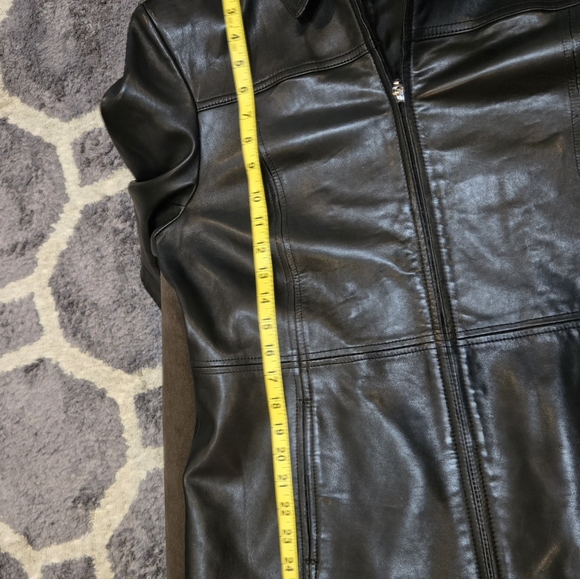 Women's Nine West leather jacket. XL - Picture 5 of 5